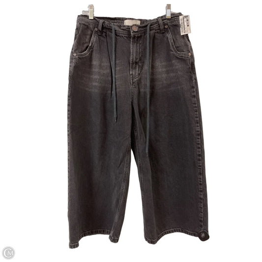 Jeans Wide Leg By Cmb In Black, Size: 8