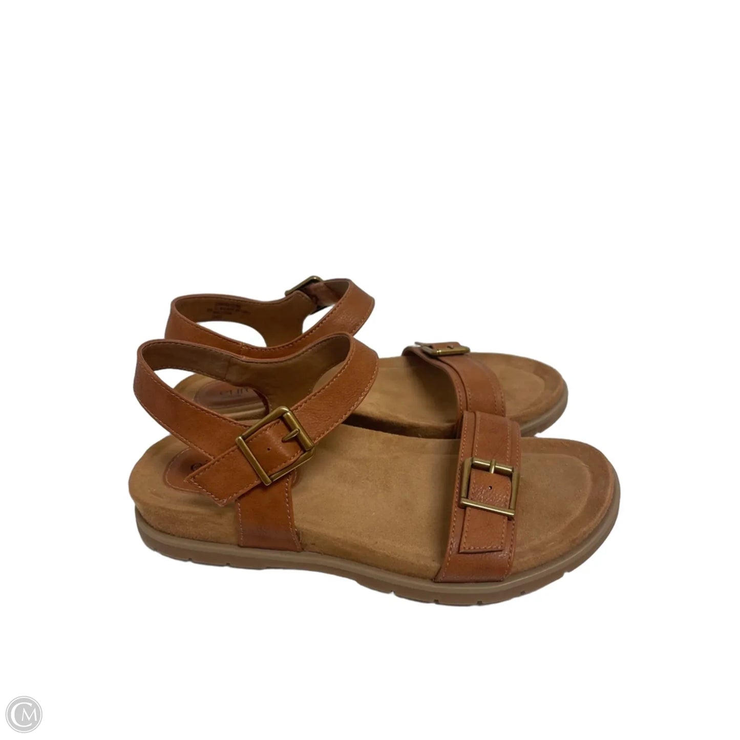 Sandals Flats By Sofft In Brown, Size: 8