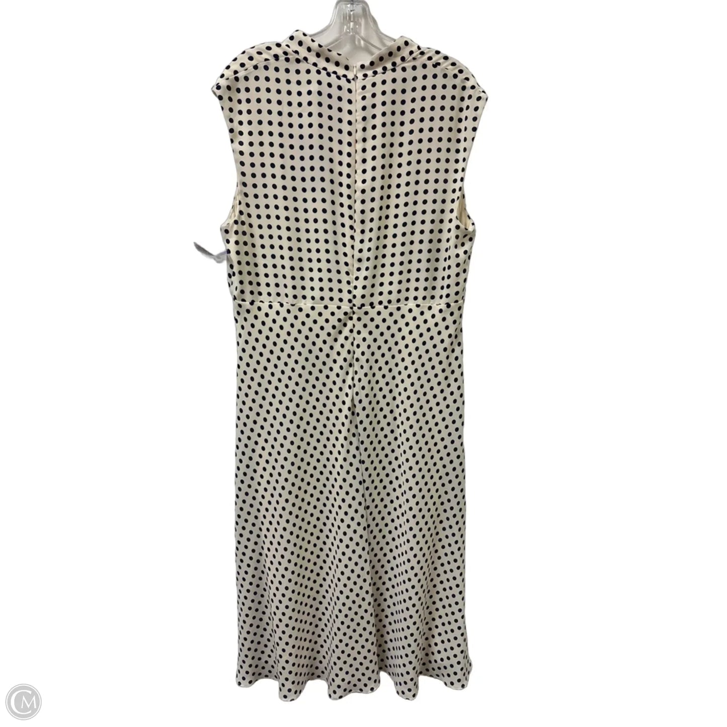 Dress Casual Maxi By Lauren By Ralph Lauren In Polkadot Pattern, Size: Xl