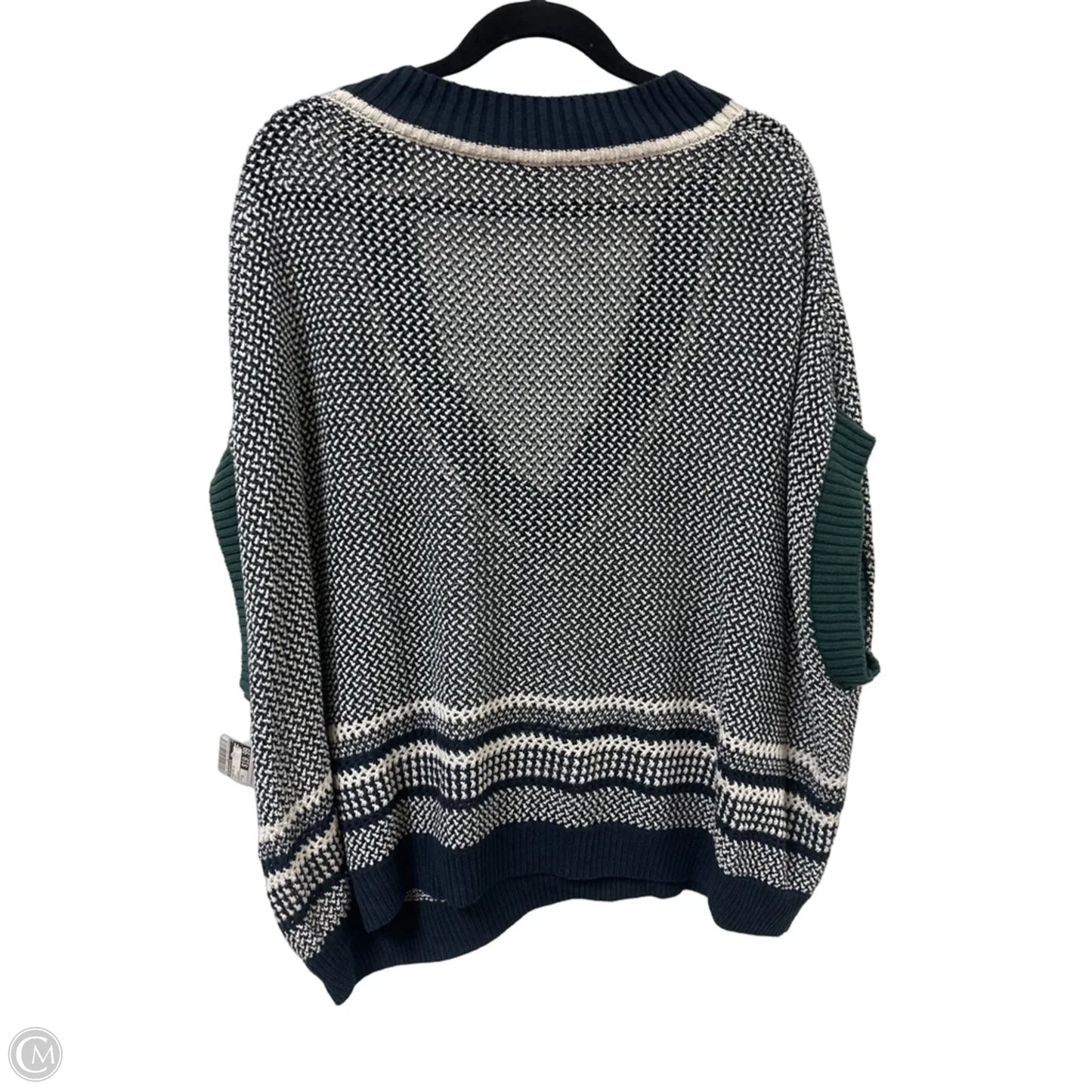 Sweater Short Sleeve By Anthropologie In Navy, Size: 2x