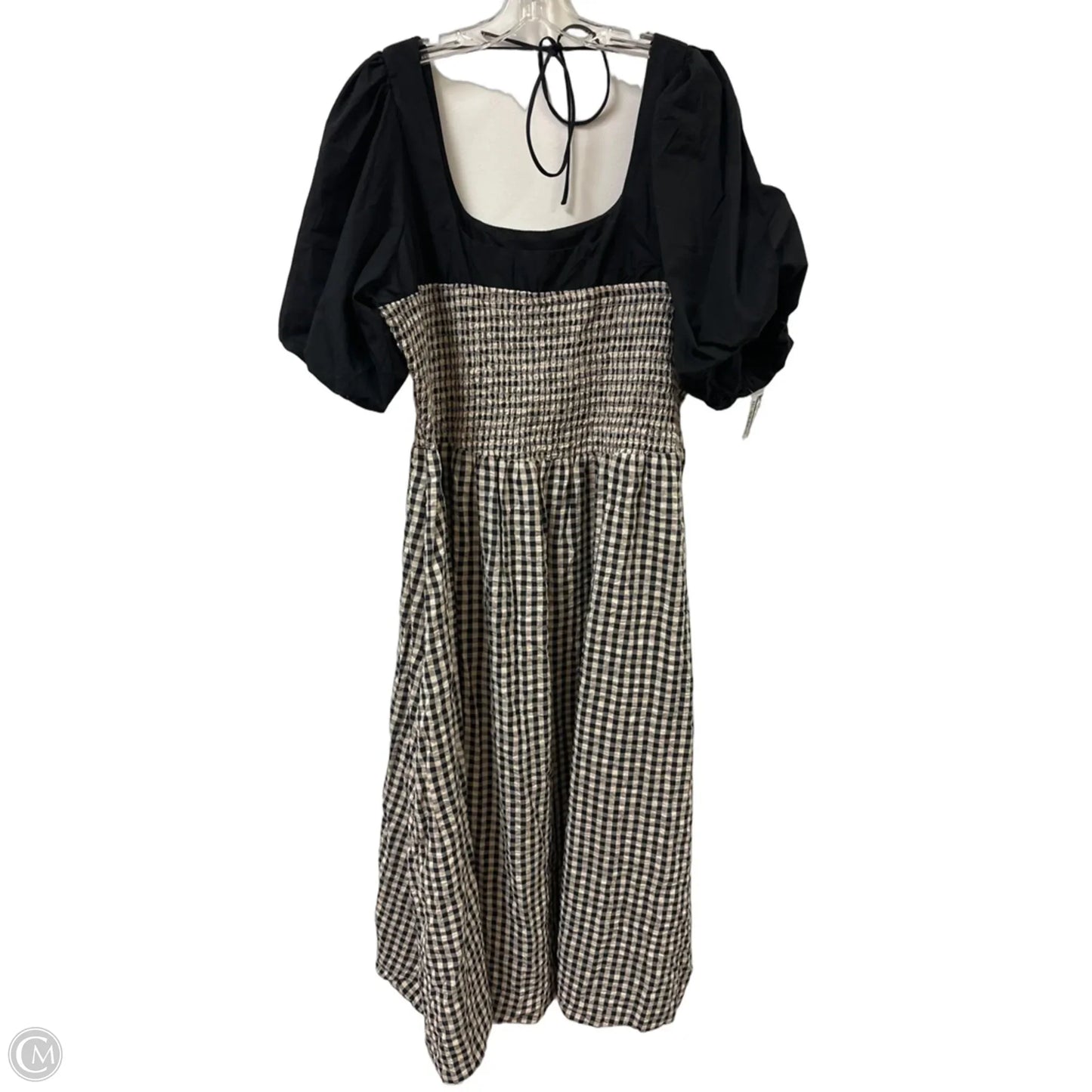 Dress Casual Maxi By Asos In Black & Cream, Size: 1x