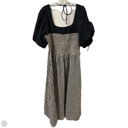 Dress Casual Maxi By Asos In Black & Cream, Size: 1x