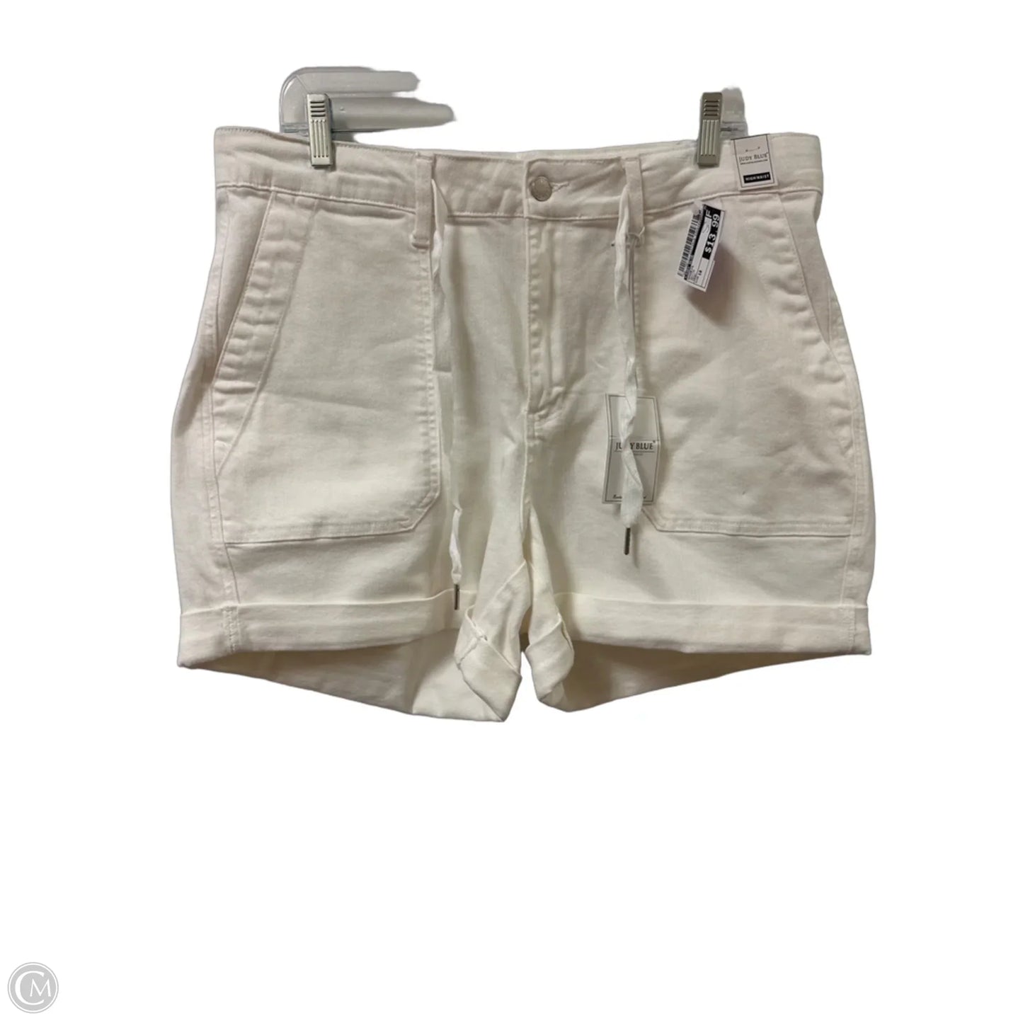 Shorts By Judy Blue In White, Size: 18