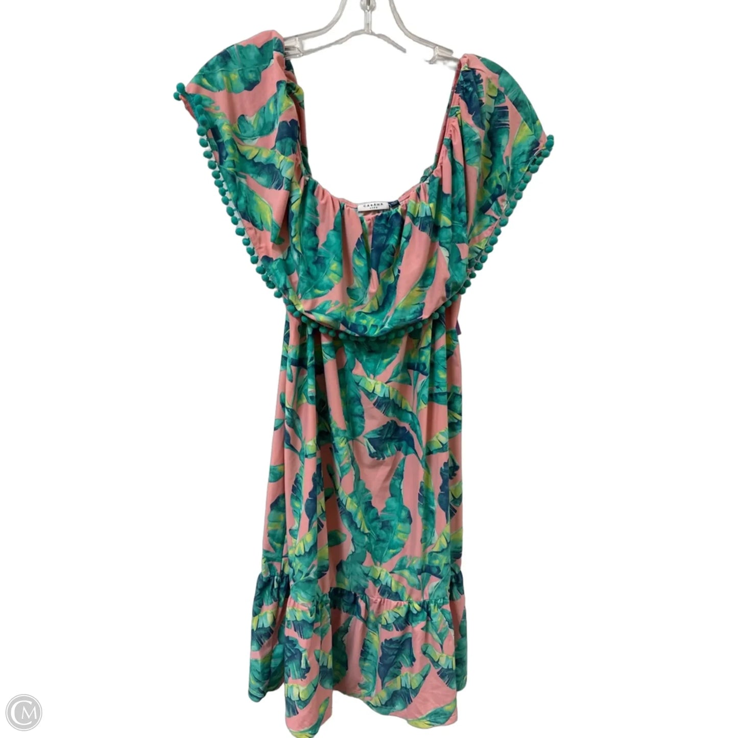 Dress Casual Short By Cabana Life In Pink, Size: L