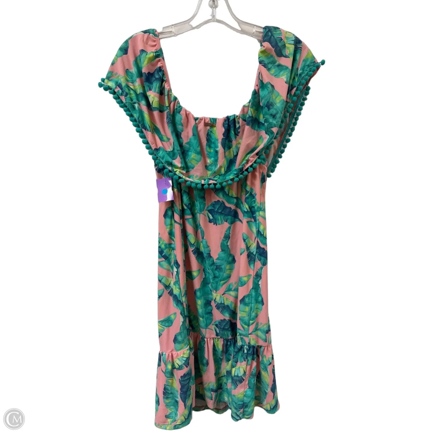 Dress Casual Short By Cabana Life In Pink, Size: L