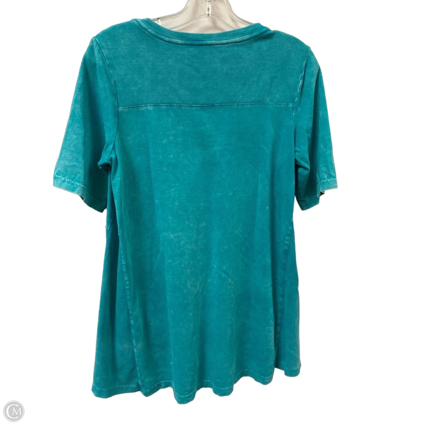 Tunic Short Sleeve By Logo In Blue, Size: Xs