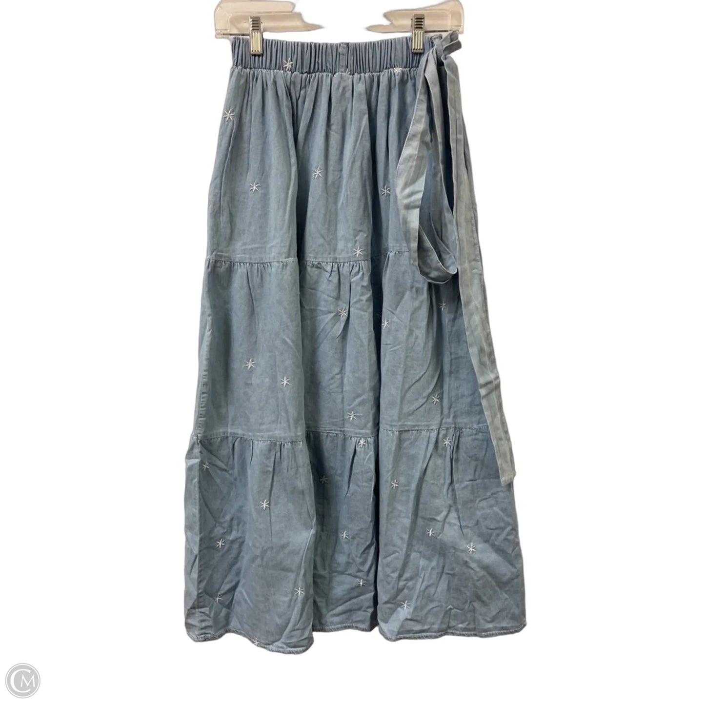 Skirt Maxi By Clothes Mentor In Blue, Size: 12