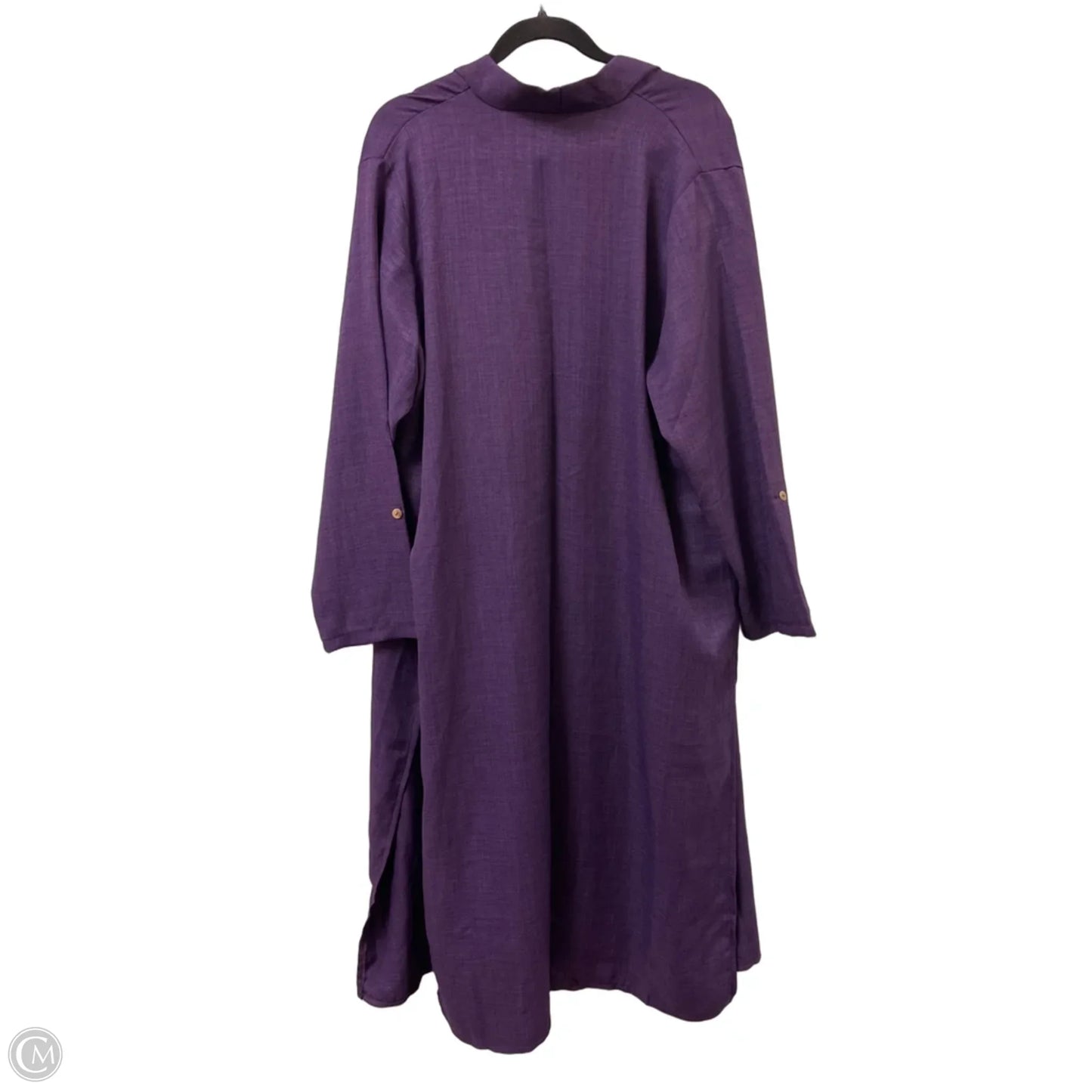 Kimono By Clothes Mentor In Purple, Size: Xl