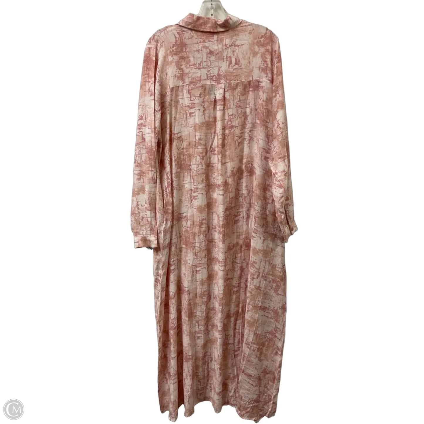 Dress Casual Maxi By Clothes Mentor In Pink, Size: 3x
