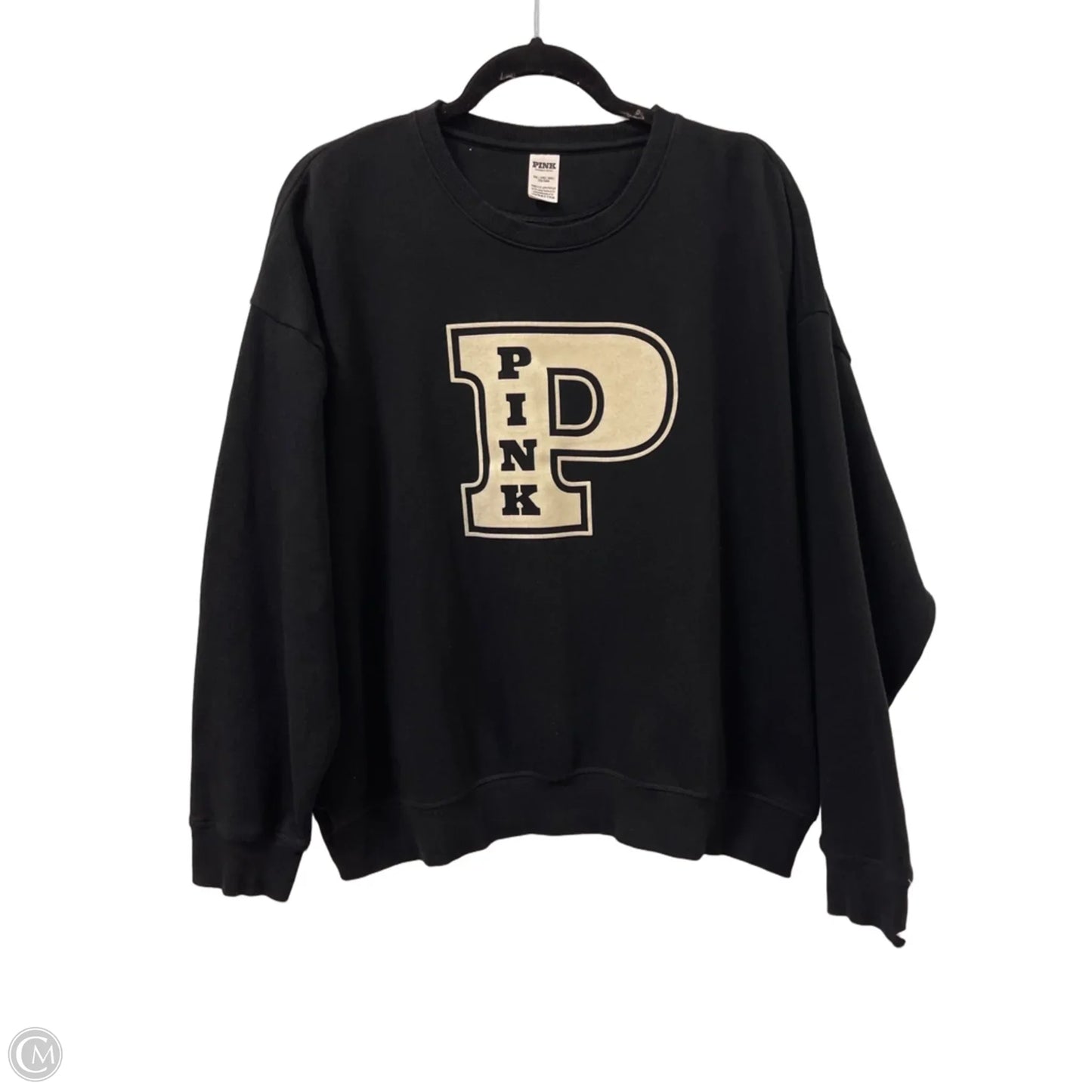 Sweater By Pink In Black, Size: 1x