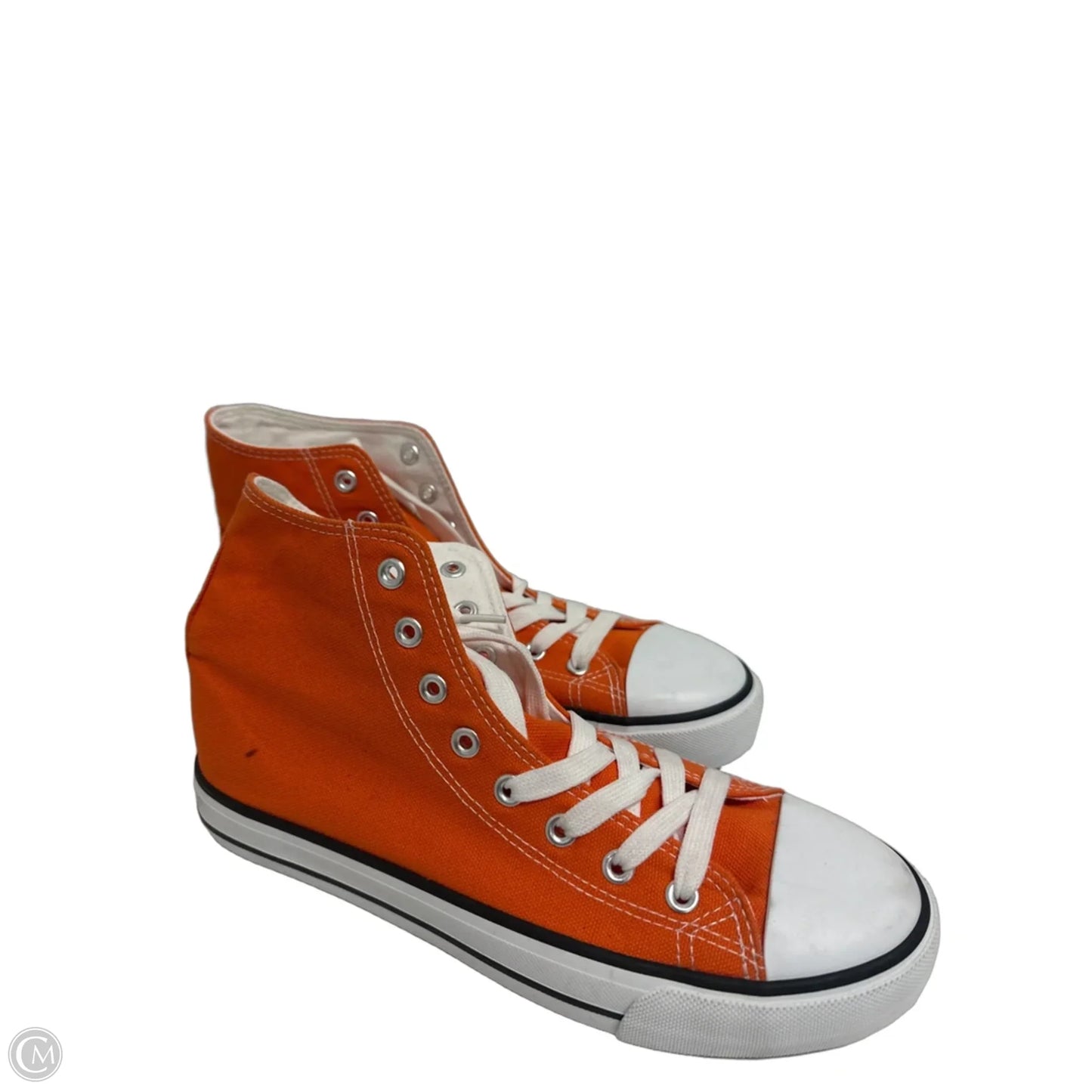 Shoes Sneakers By Clothes Mentor In Orange, Size: 9