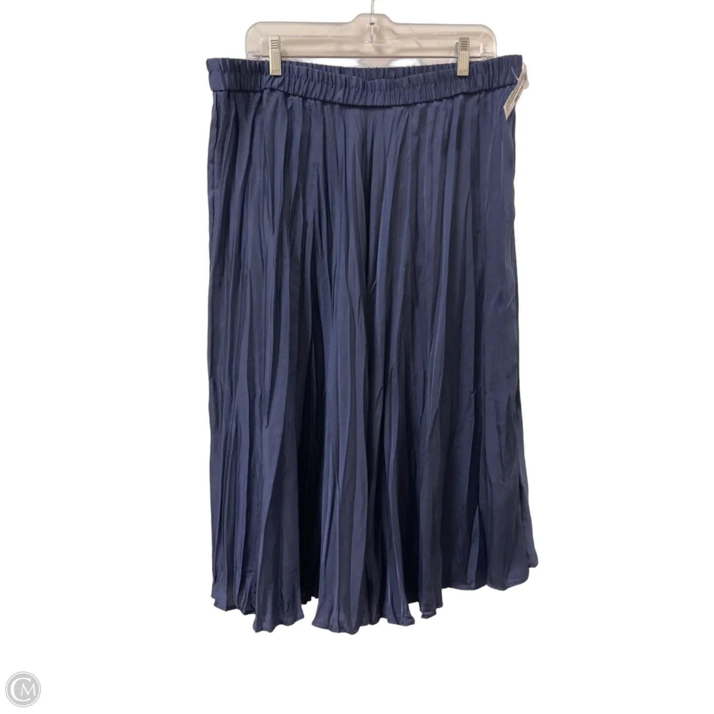 Skirt Maxi By Time And Tru In Navy, Size: Xl