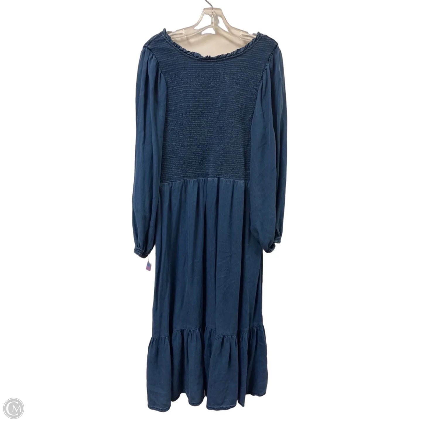 Dress Casual Maxi By Old Navy In Blue Denim, Size: Xl