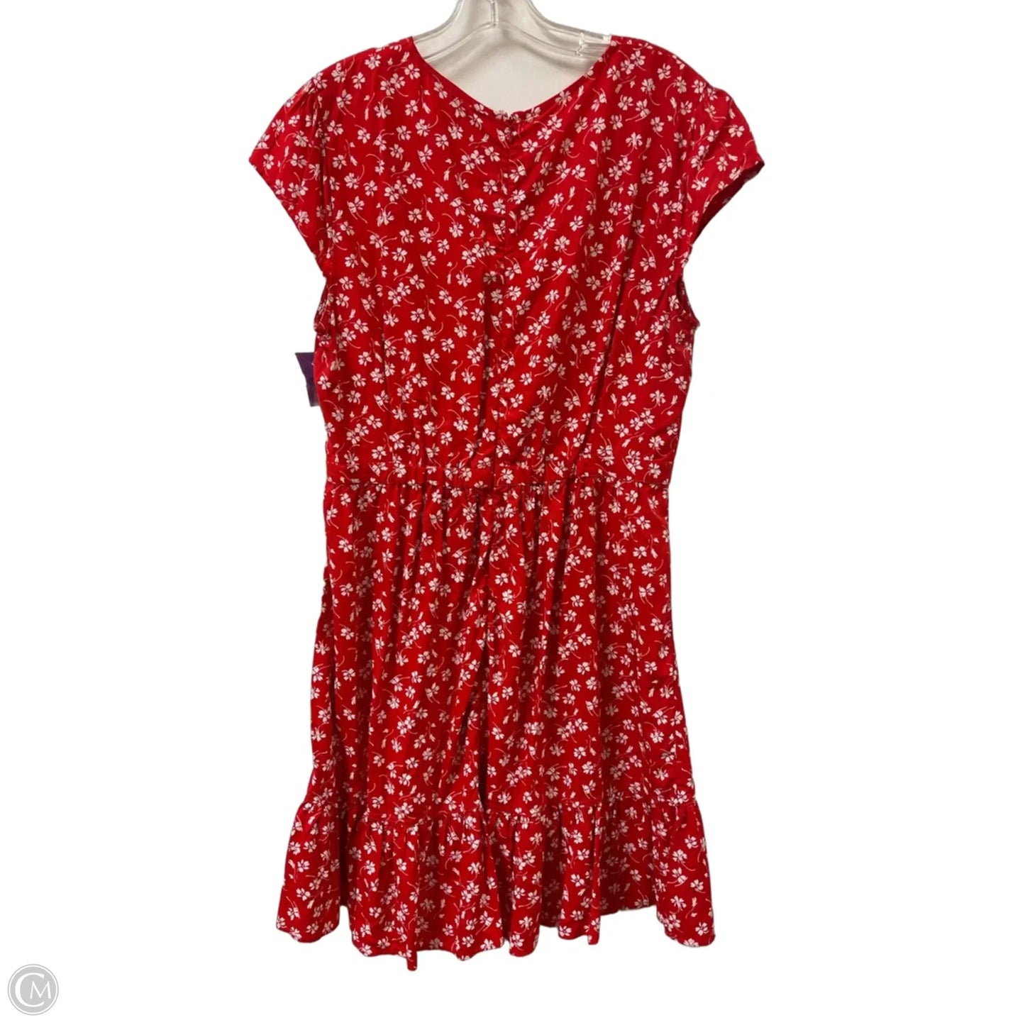Dress Casual Midi By J. Crew In Red, Size: Xl