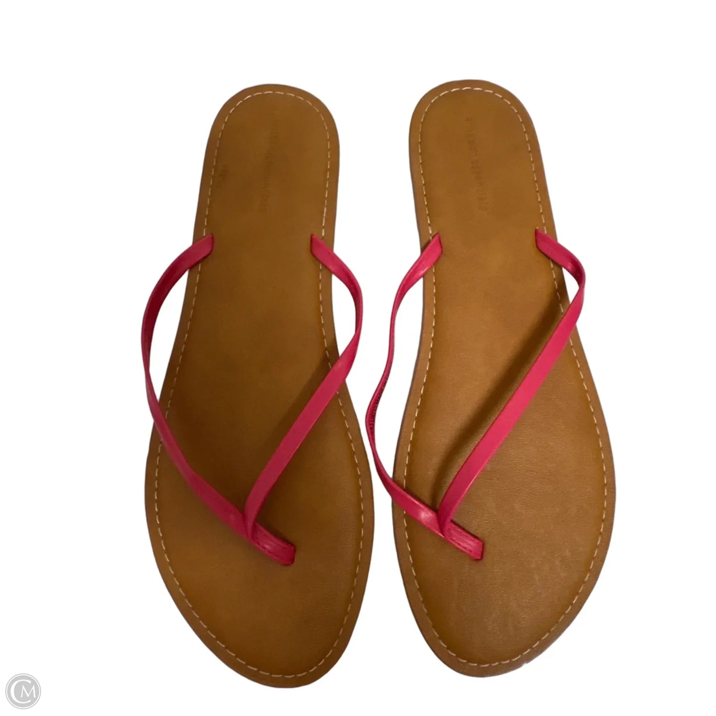 Sandals Flip Flops By Amazon Essentials In Pink, Size: 12