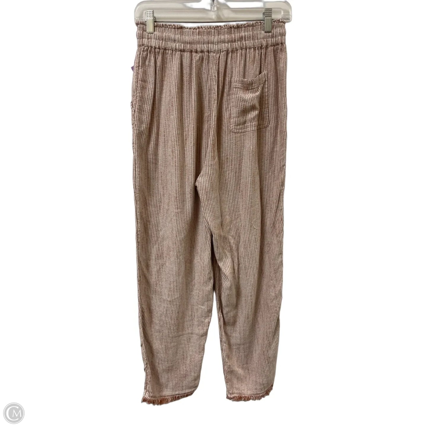 Pants Linen By Aerie In Brown, Size: Sp