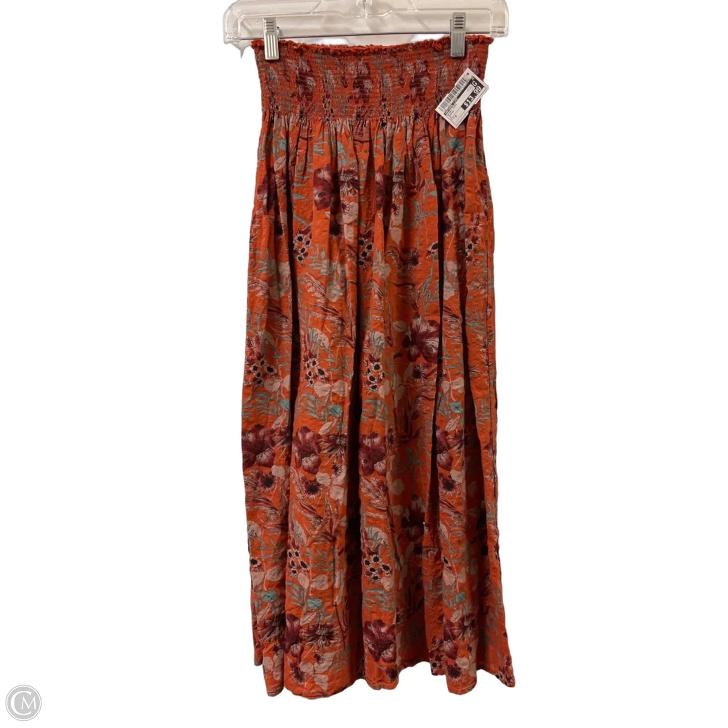 Skirt Midi By Natural Life In Orange, Size: 8