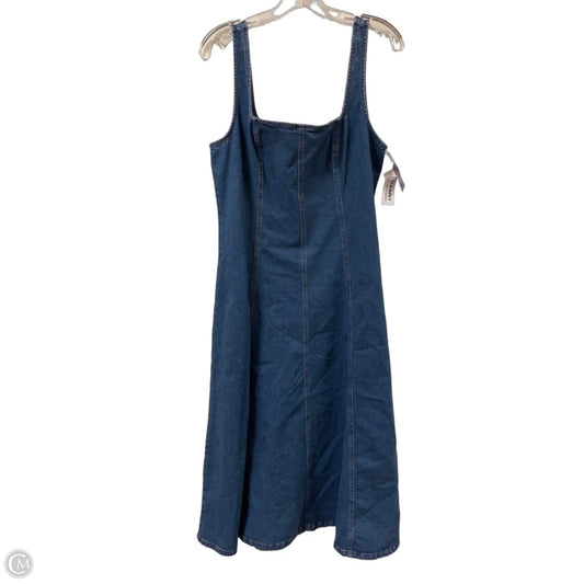 Dress Casual Maxi By Old Navy In Blue Denim, Size: L