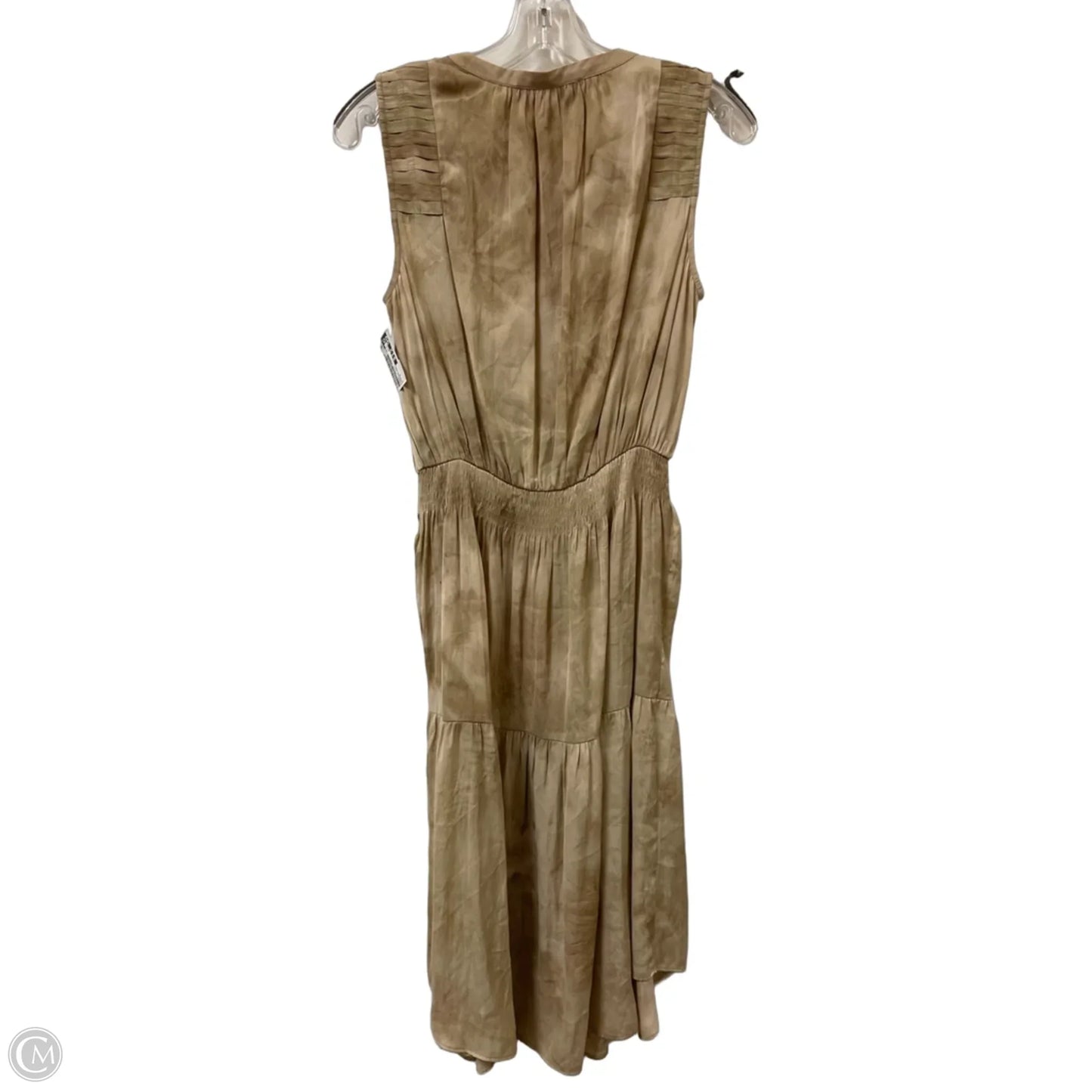 Dress Casual Midi By Clothes Mentor In Gold, Size: S