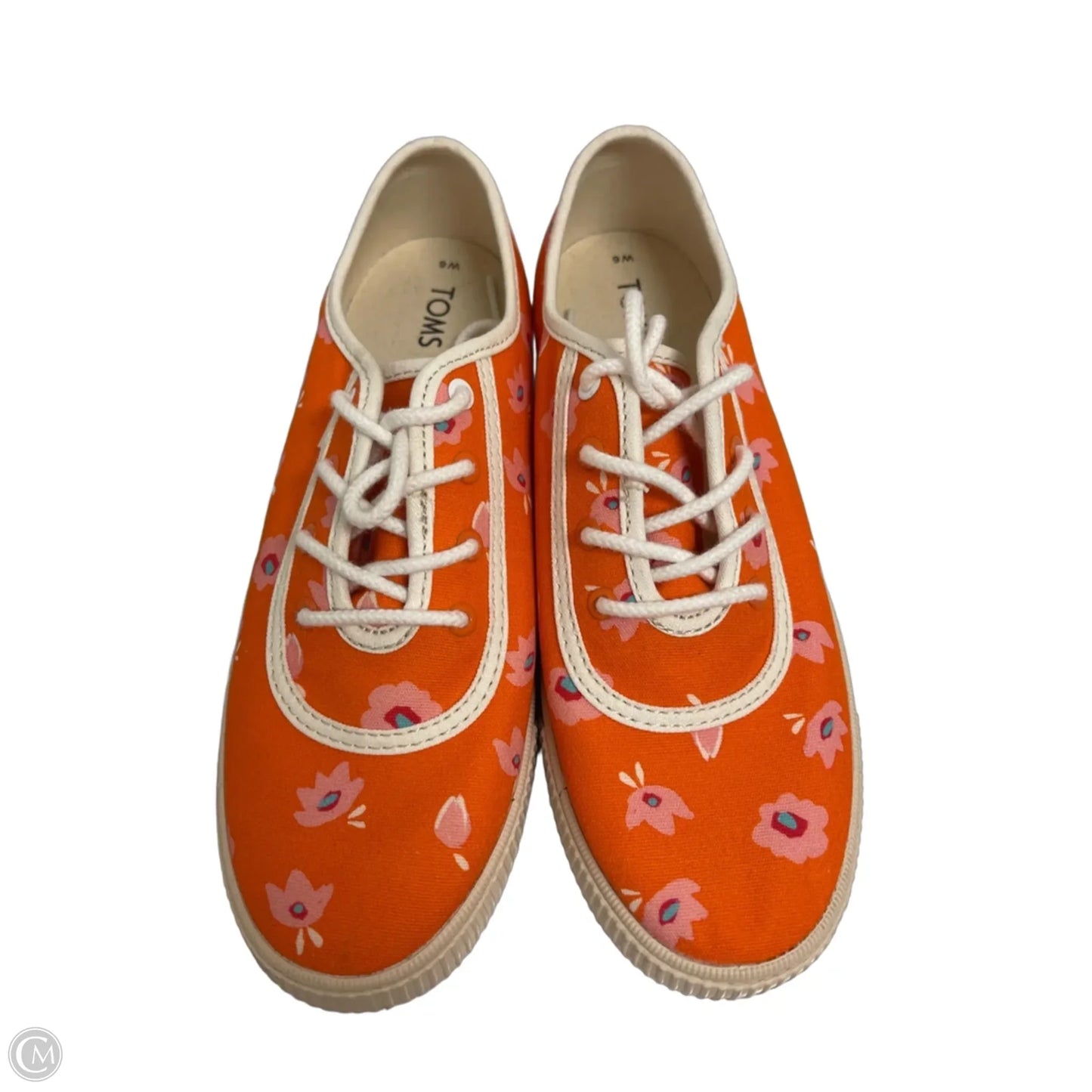 Shoes Sneakers By Toms In Orange, Size: 6