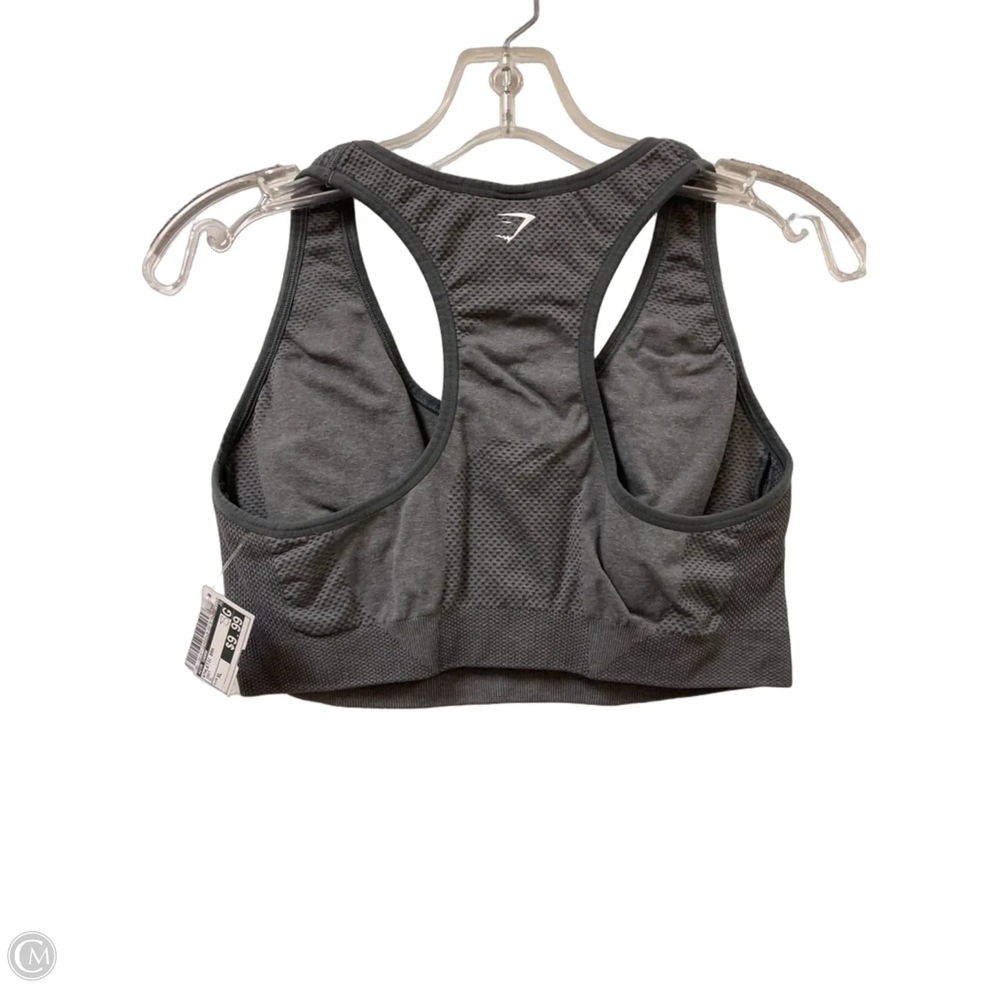 Athletic Bra By Gym Shark In Grey, Size: Xl