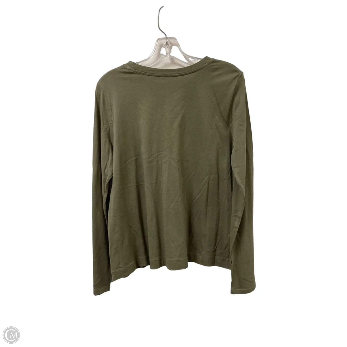 Top Long Sleeve By Loft In Green, Size: L