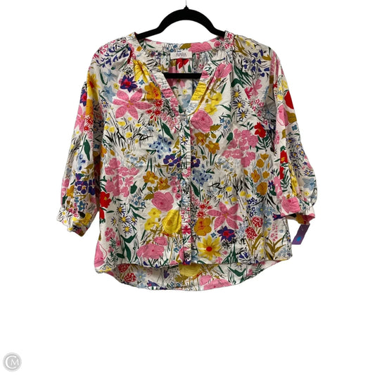 Top Short Sleeve By Clothes Mentor In Multi-colored, Size: S