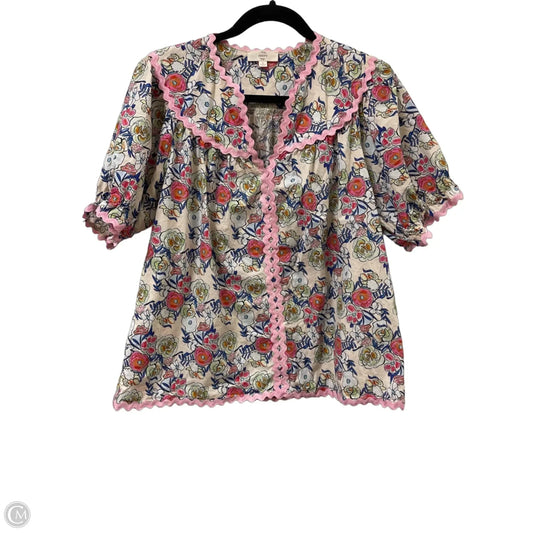 Top Short Sleeve By Entro In Multi-colored, Size: S