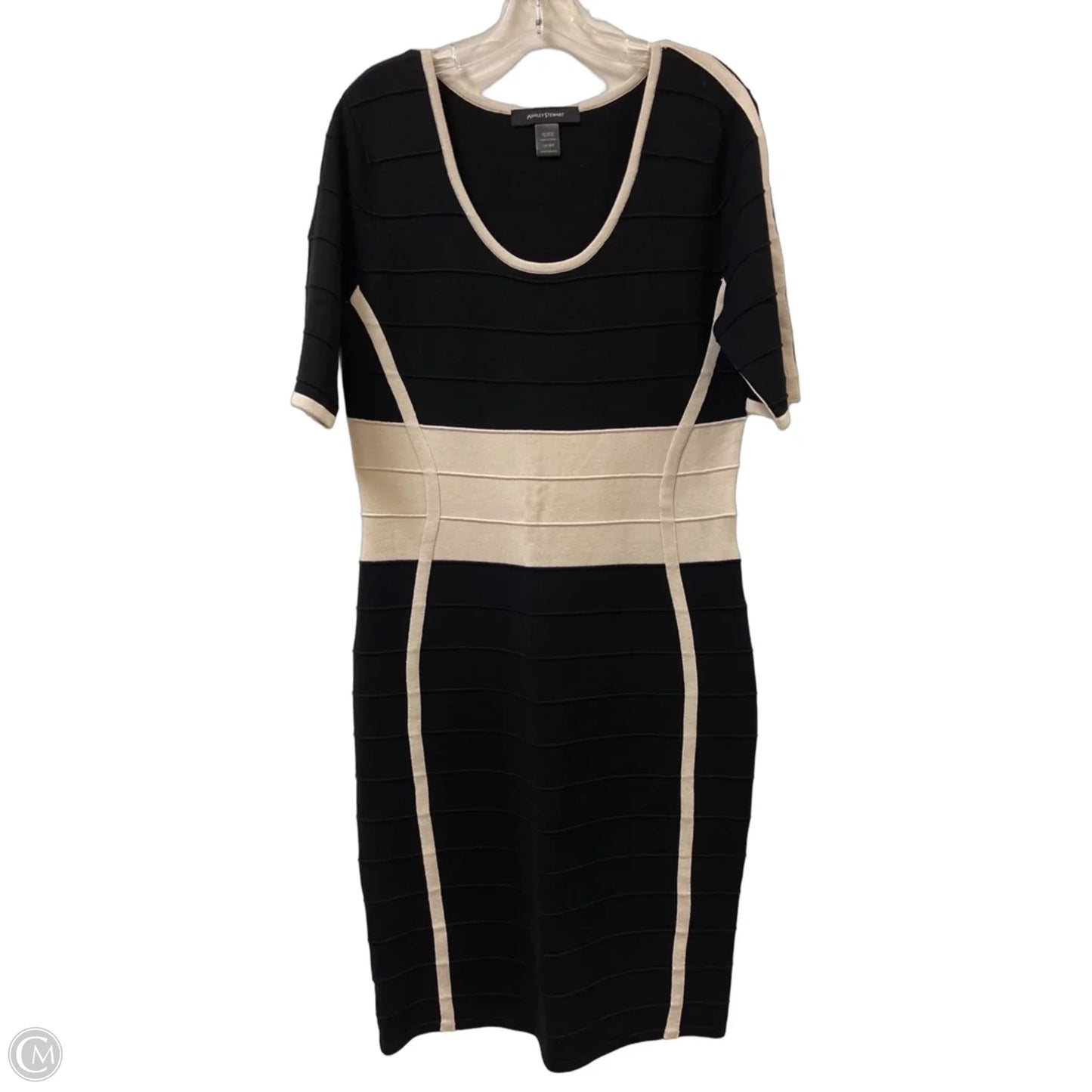 Dress Casual Midi By Ashley Stewart In Black, Size: Xl