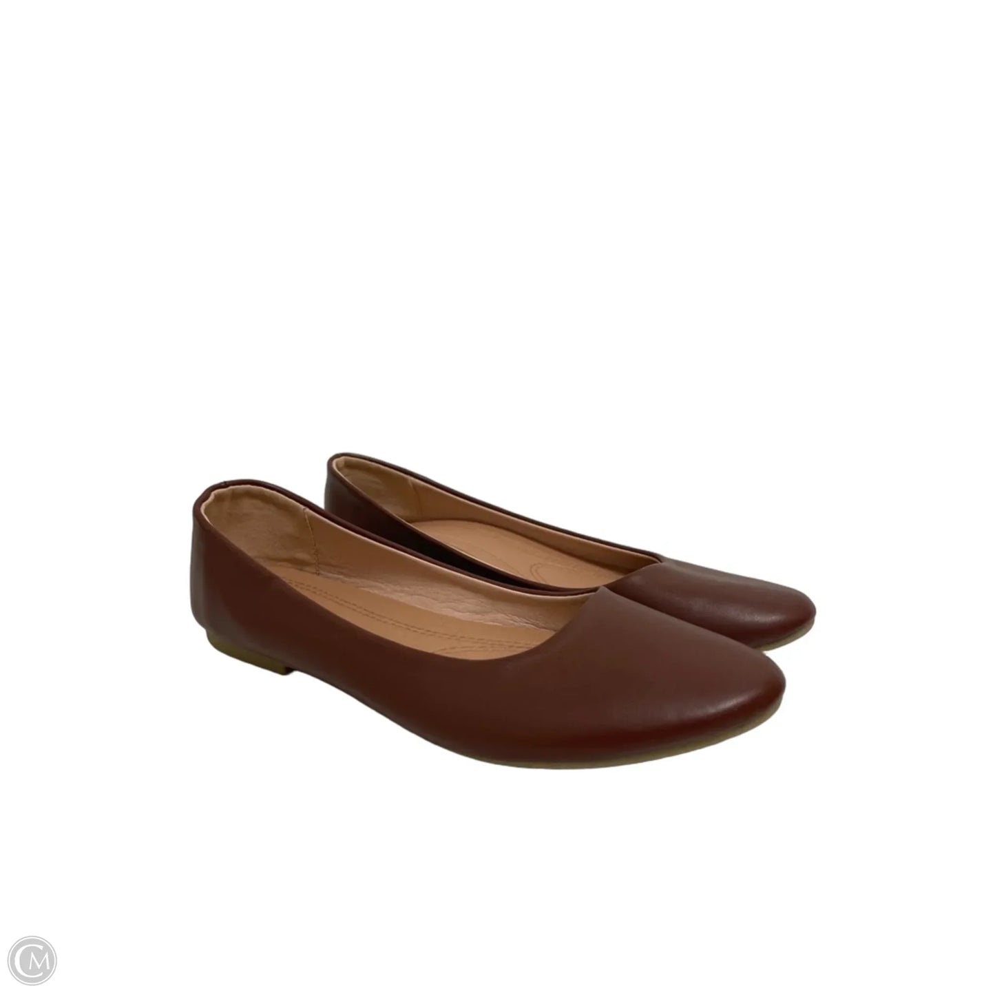 Shoes Flats By Clothes Mentor In Brown, Size: 9