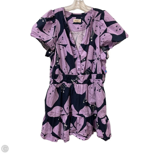 Dress Casual Midi By Anthropologie In Purple, Size: 3x