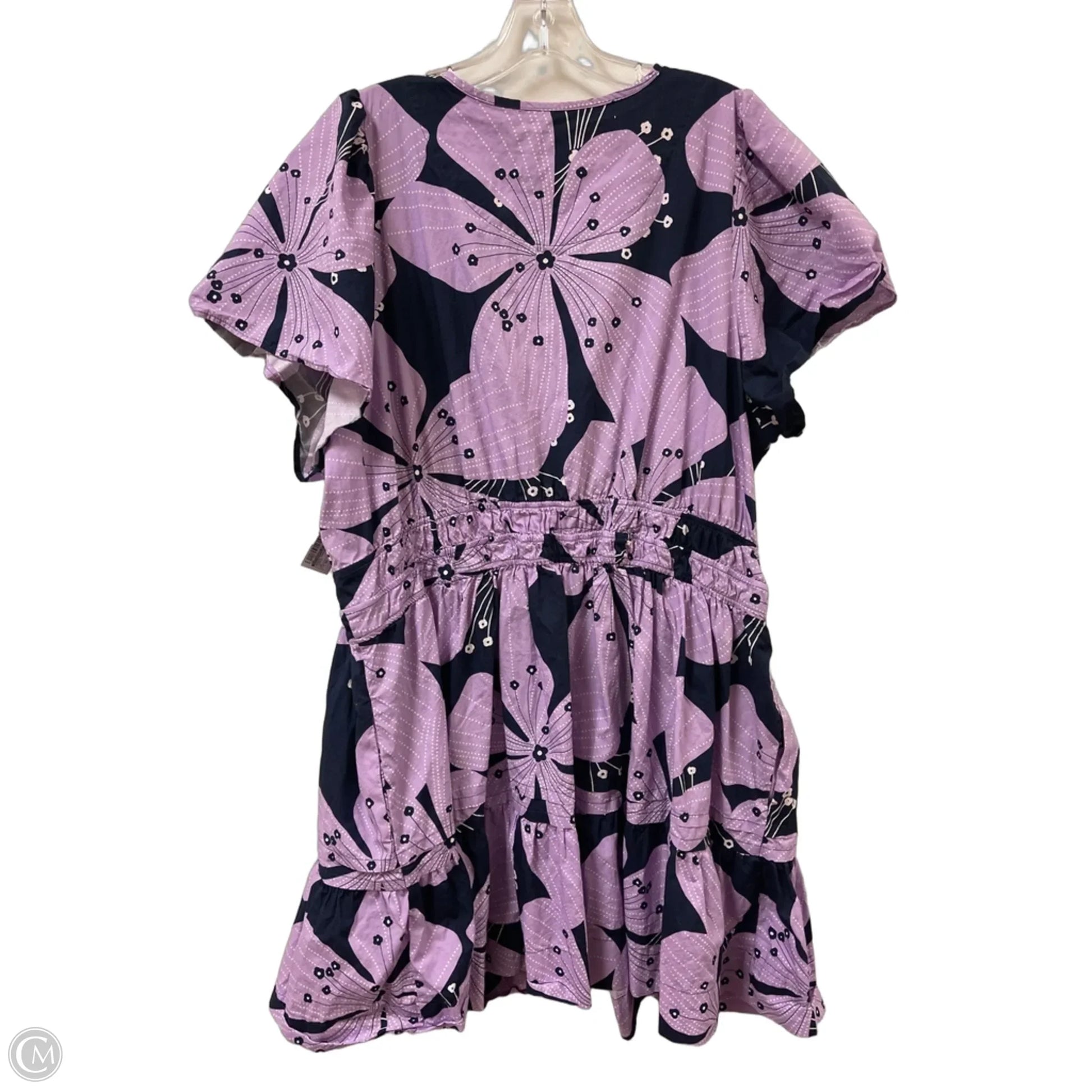 purple anthropologie dress Purple Fringe Anthropologie Dress by Anthropologie