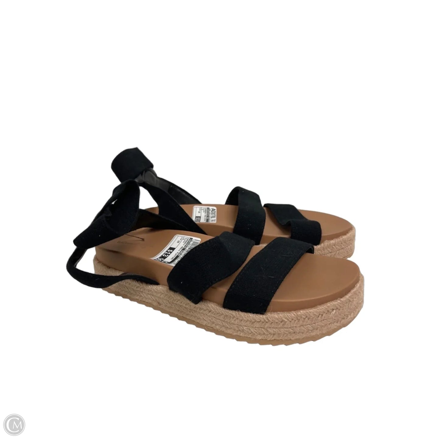Sandals Heels Platform By Universal Thread In Black, Size: 10