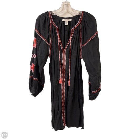Dress Casual Midi By Forever 21 In Black, Size: Xs