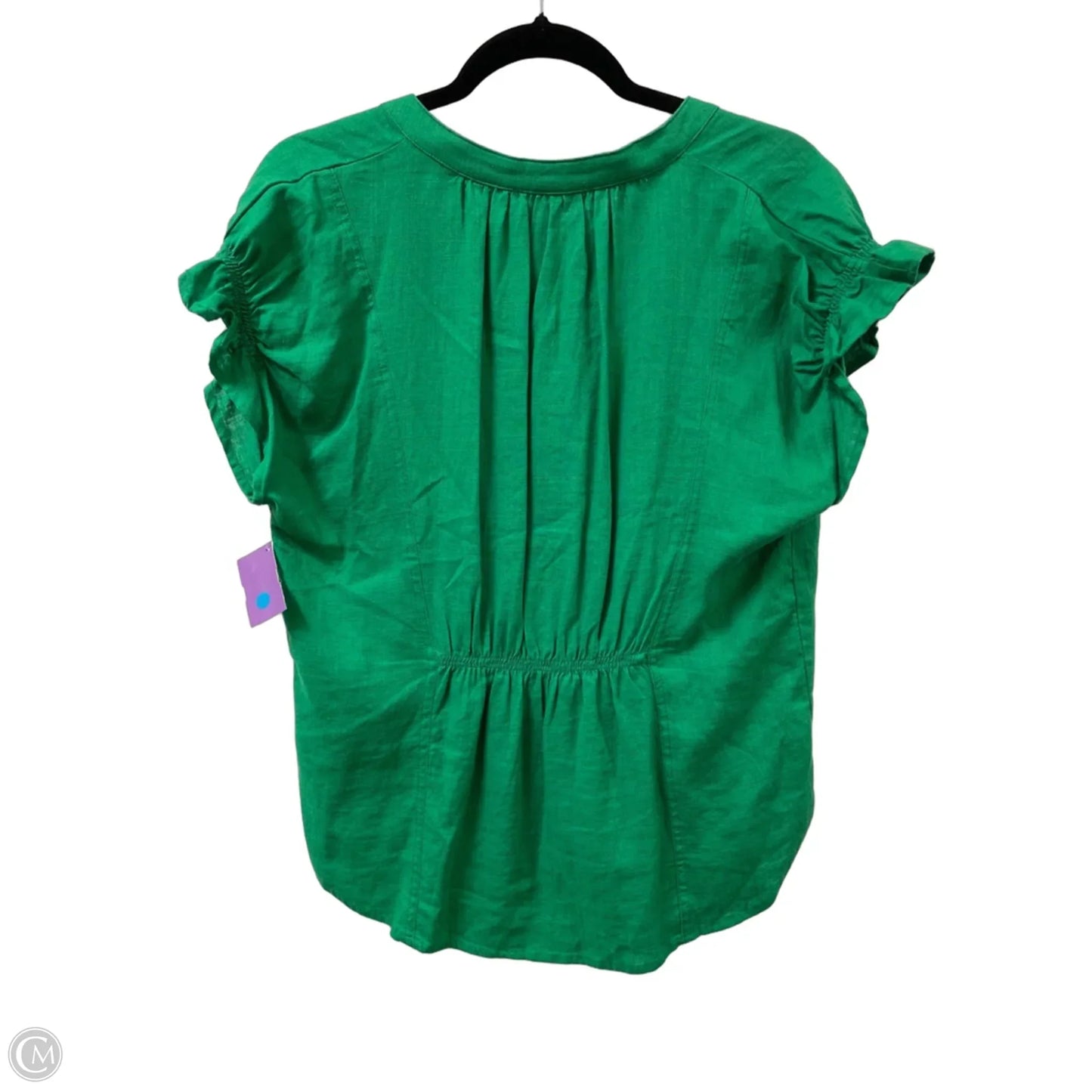 Top Short Sleeve By Thml In Green, Size: L