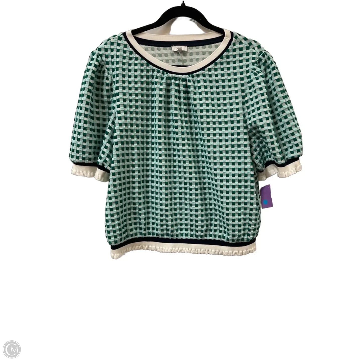 Sweater Short Sleeve By Voy In Green, Size: L