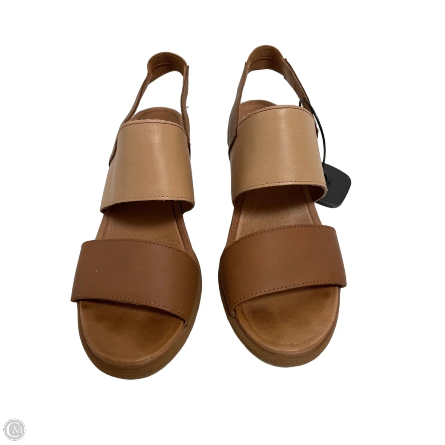 Sandals Heels Wedge By Sorel In Brown, Size: 8.5