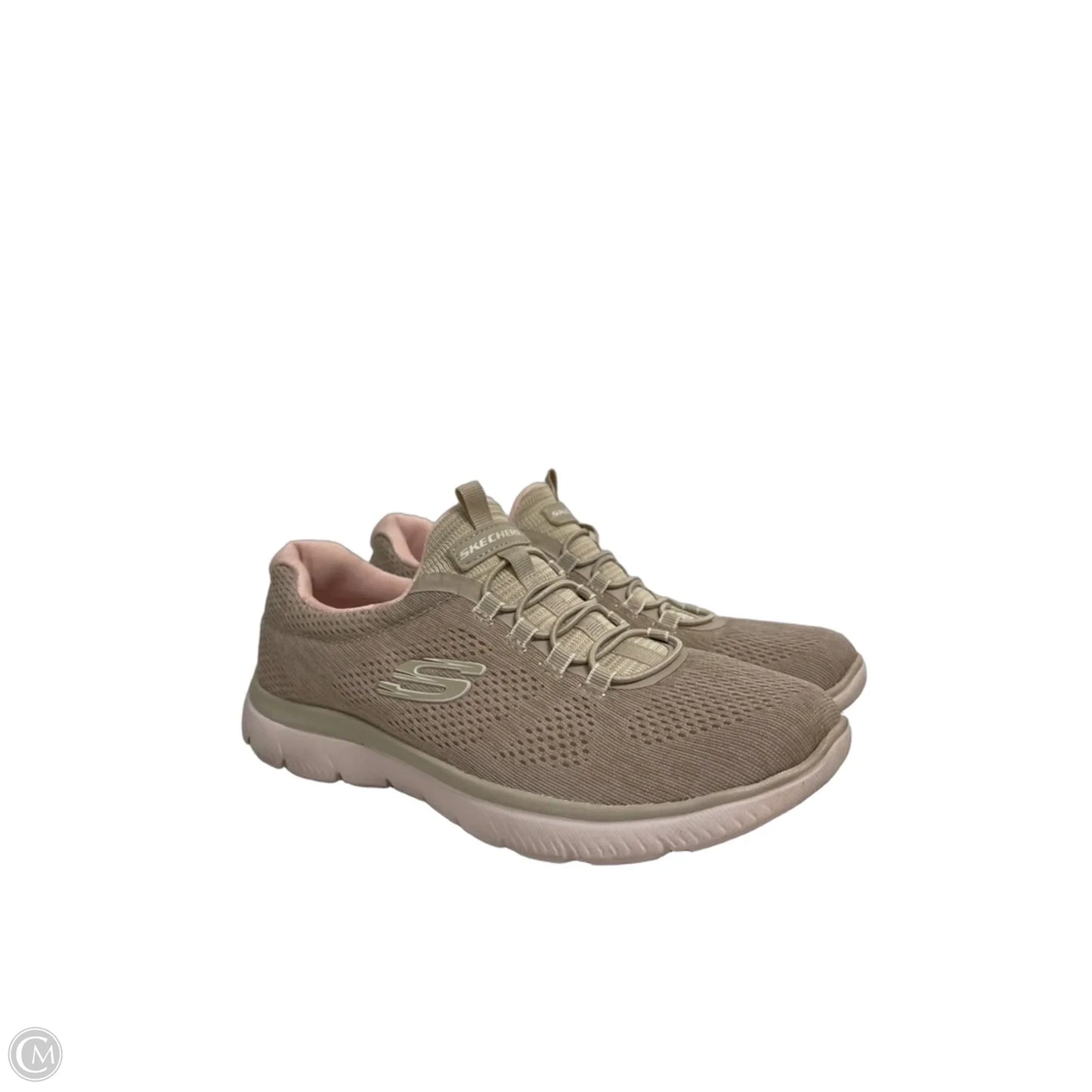 Shoes Athletic By Skechers In Cream, Size: 8
