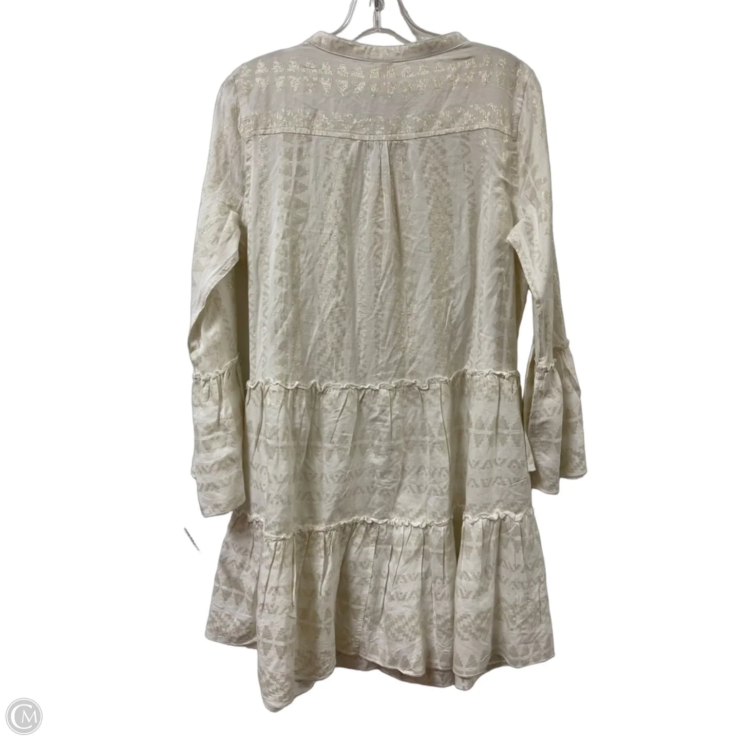 Dress Casual Midi By Elan In Gold, Size: Xl