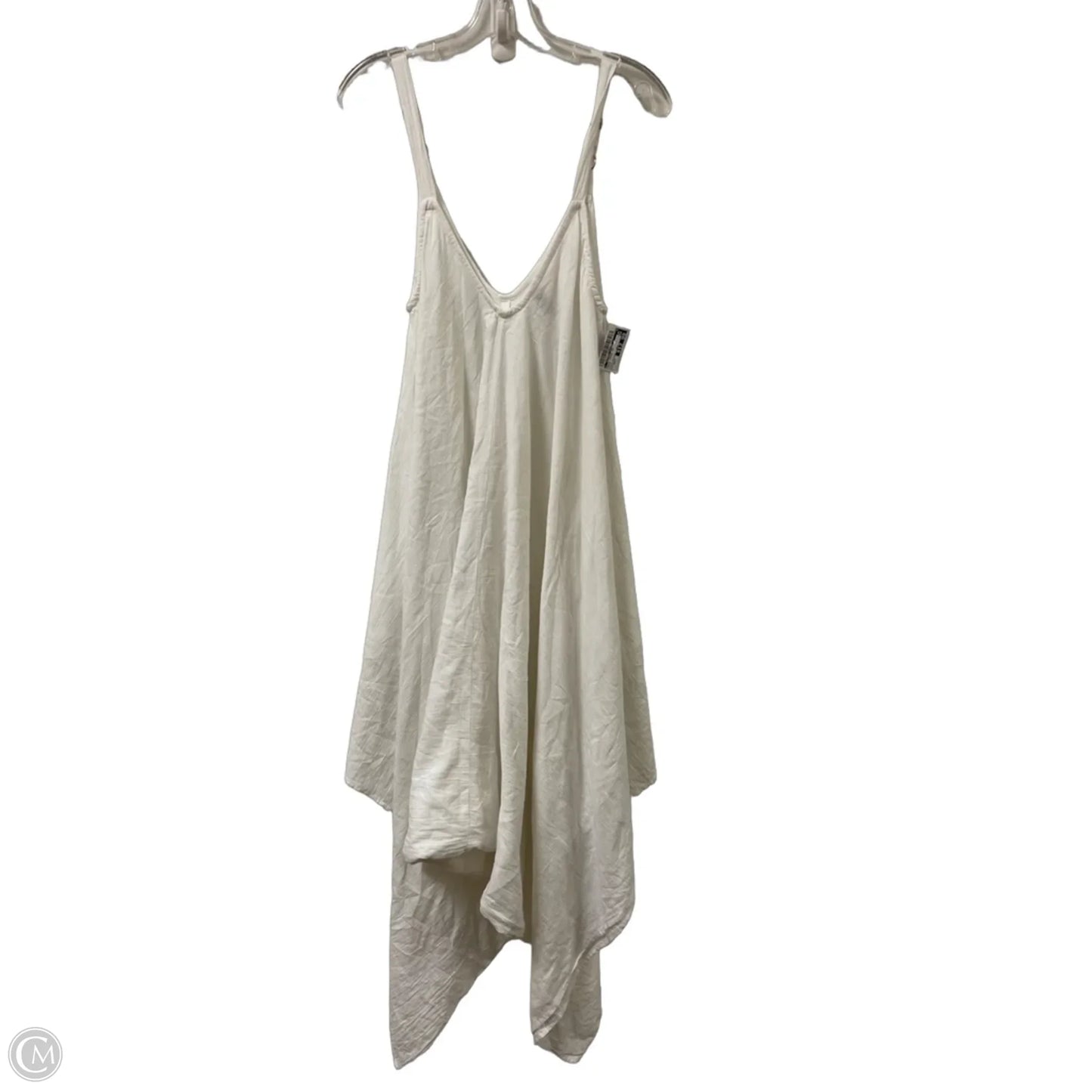 Dress Casual Midi By Clothes Mentor In White, Size: Osfm