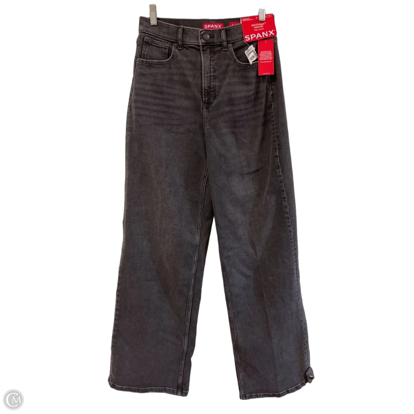 Jeans Wide Leg By Spanx In Black, Size: 10
