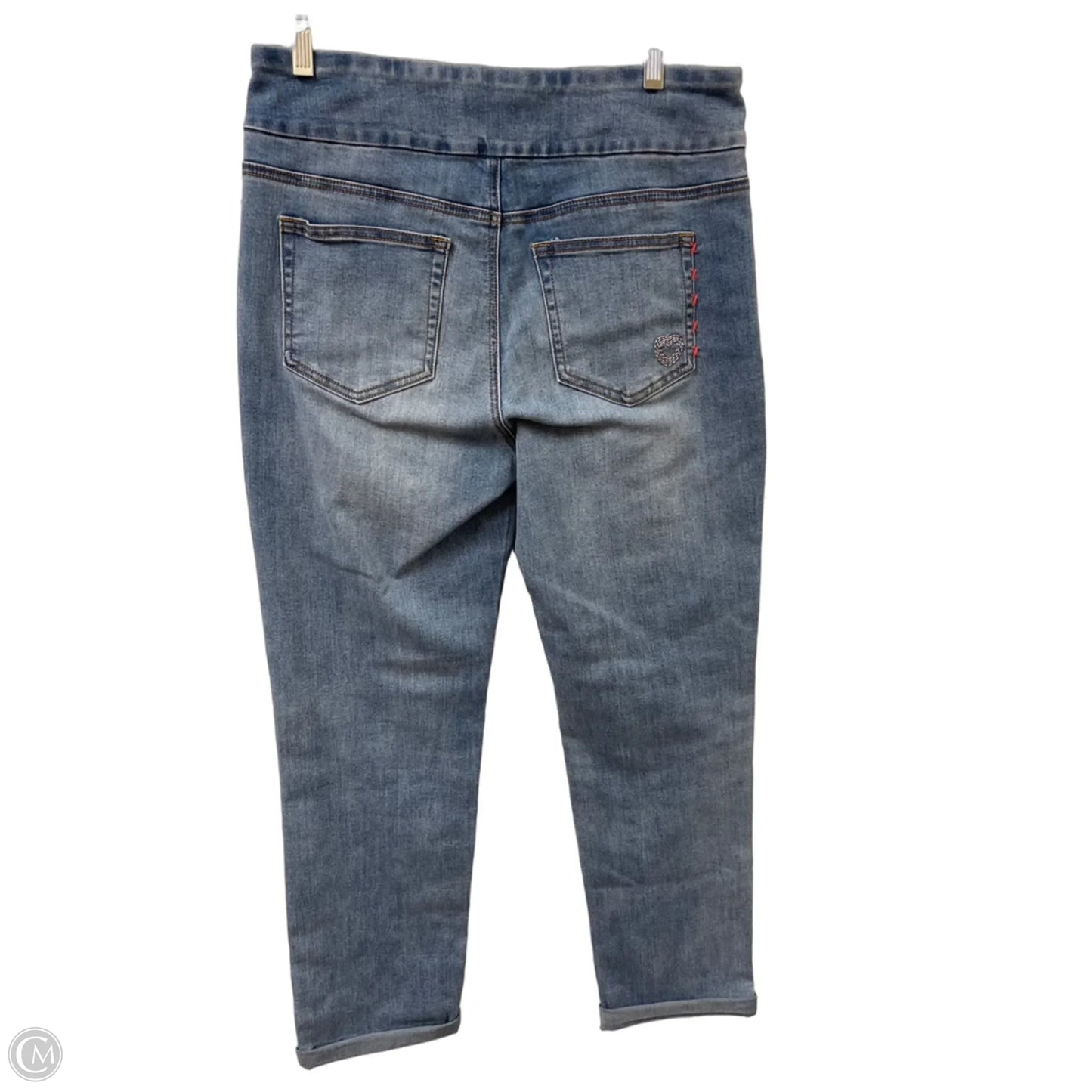 Jeans Skinny By Coldwater Creek In Blue Denim, Size: 8