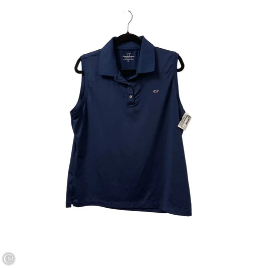 Athletic Tank Top By Vineyard Vines In Navy, Size: Xl