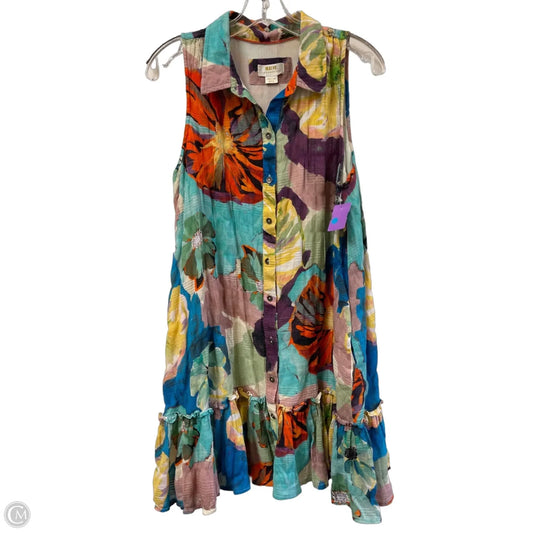 Dress Casual Midi By Maeve In Multi-colored, Size: M