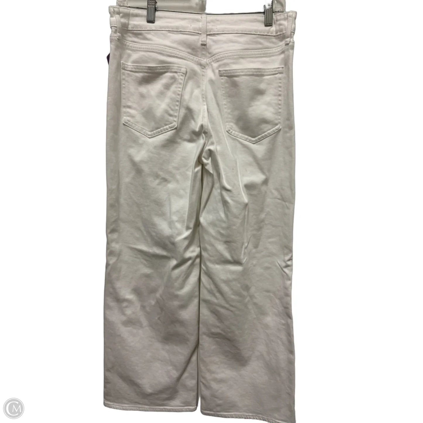 Jeans Wide Leg By Clothes Mentor In White, Size: 10