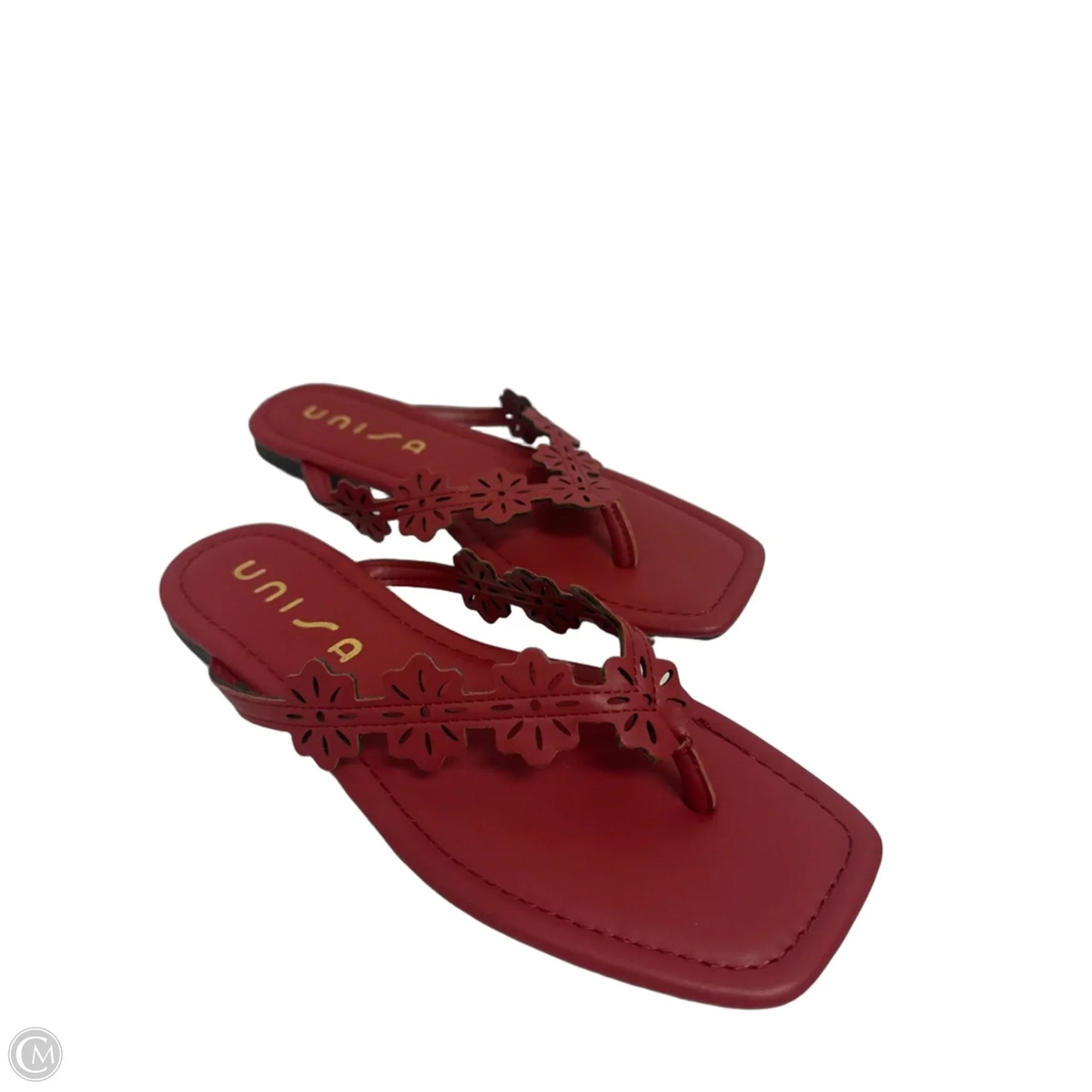 Sandals Flip Flops By Unisa In Red, Size: 8.5
