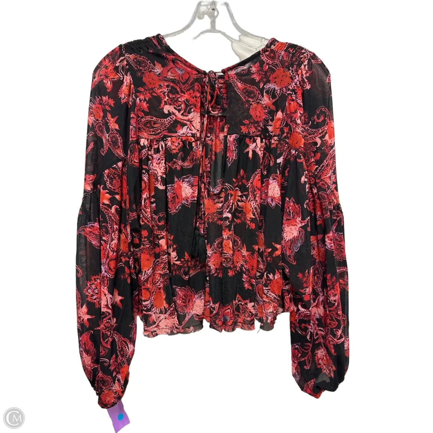 Top Long Sleeve By Free People In Red, Size: M
