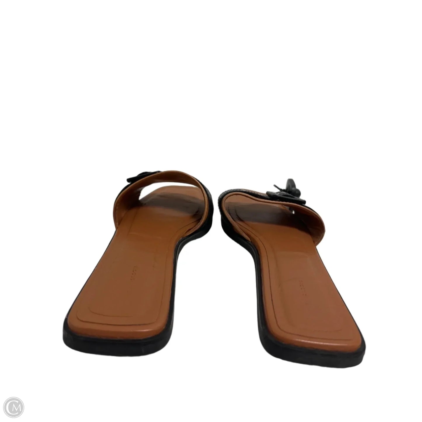 Sandals Flats By Anthropologie In Black, Size: 9.5