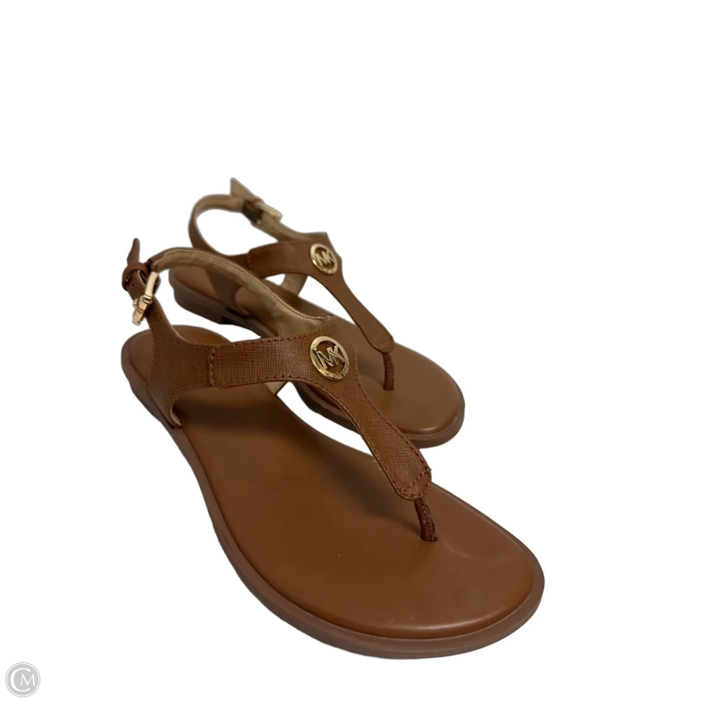 Sandals Flats By Michael By Michael Kors In Brown, Size: 6