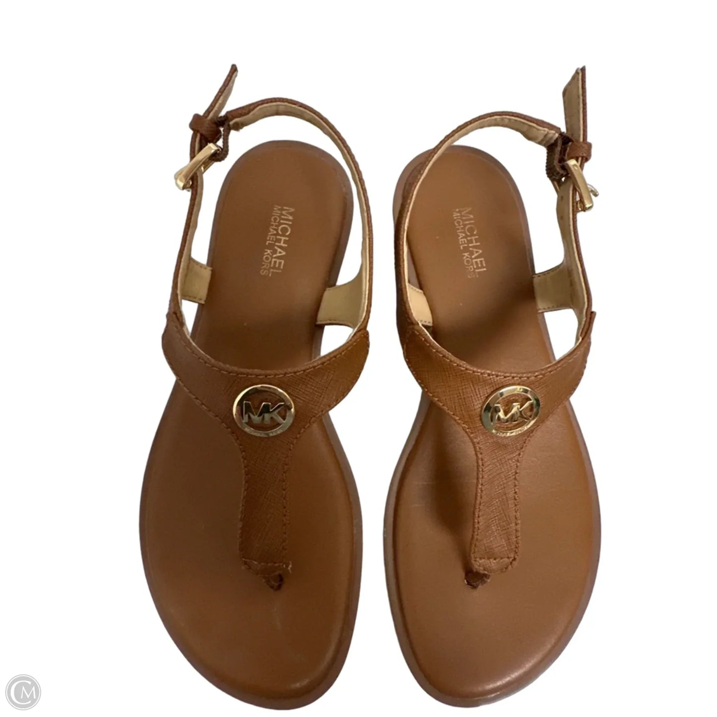 Sandals Flats By Michael By Michael Kors In Brown, Size: 6